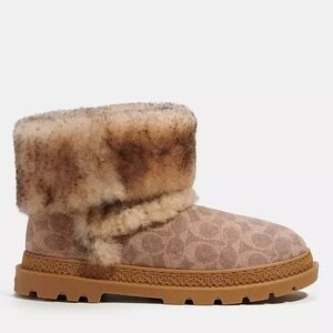 Coach Men's Tan Shearling Boots